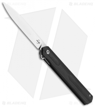 Boker Plus Kyoto Flipper Liner Lock Knife Black G-10 (3.5" D2) 01BO241*DISC*