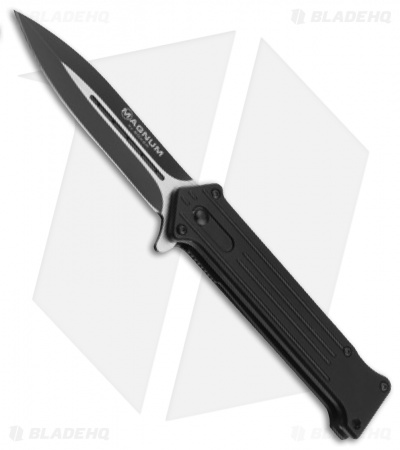 Boker Magnum Intricate Compact Spring Assisted Knife (3.5" Black) 01LL322