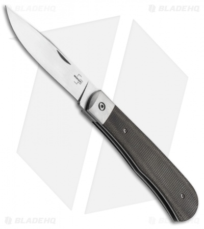 Boker Plus Bonfire Front Flipper Knife Green Canvas Micarta (3.4" Satin)