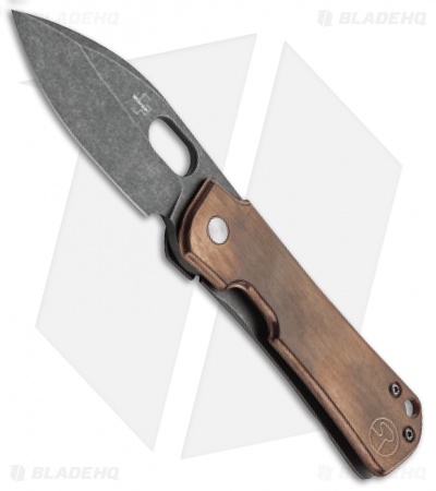 Boker Plus Panchenko Gust Frame Lock Knife Copper (2.9" Stonewash) 01BO146