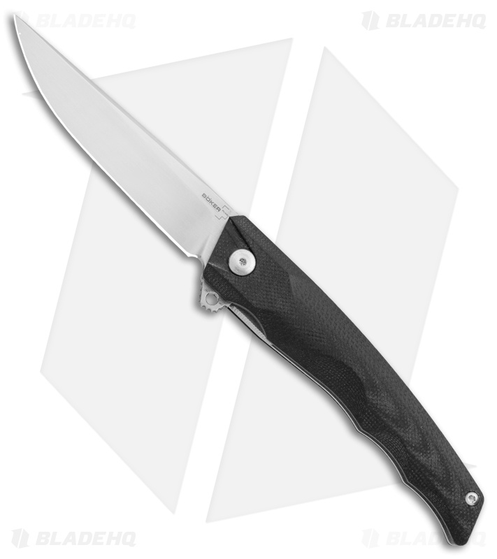 Boker Plus Shade Liner Lock Knife | Black G-10 + D2 | Blade HQ