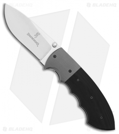 Browning Pro Staff Liner Lock Knife Black G-10 (3.375