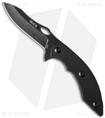 Buck Maverick Tactical Fixed Blade Knife G-10 (3.125" Black SW) 0877BKS