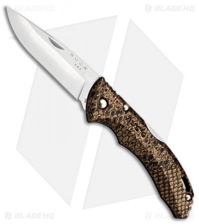Buck Bantam BHW Copperhead Lockback Knife (3.625" Satin)