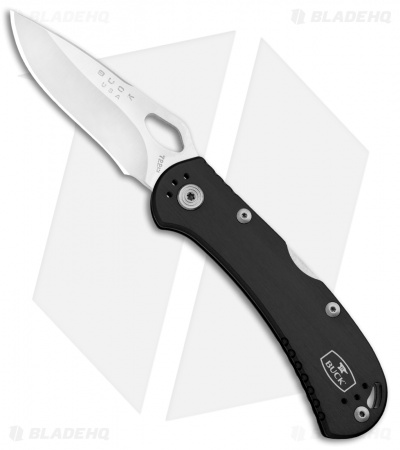 Buck SpitFire Lockback Knife Black (3.25" Satin) 0722BKS1
