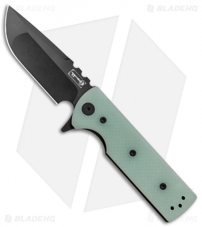 Chaves T.A.K. Liner Lock Knife Drop Point Natural G-10 (2.75" Blackout)