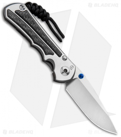 Chris Reeve Knives Left-Hand Small Inkosi Knife CF Inlays (2.75" SW) CRK