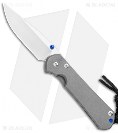 Chris Reeve Small Sebenza 31 Knife Ti/Double Thumb Lug (2.94" Stonewash)