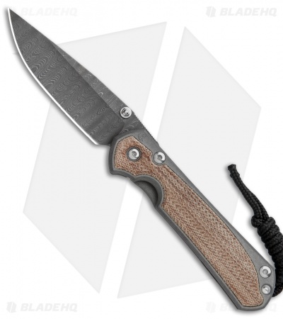 Chris Reeve Small Sebenza 31 Knife  Natural Micarta (2.94