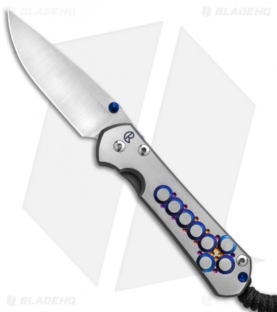 Chris Reeve Small Sebenza 31 Knife Unique Graphic Purple Cross (3