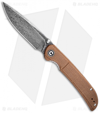 CIVIVI Imperium Liner Lock Knife Brown Micarta (3.5