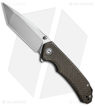 CIVIVI Brazen Tanto Liner Lock Knife Coarse Green Micarta (3.5" SW D2) C2023F