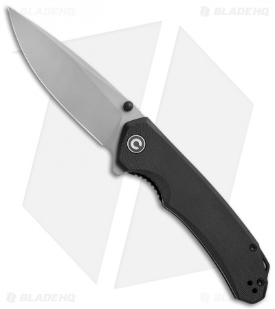 CIVIVI Brazen Drop Point Liner Lock Knife Black G-10 (3.5