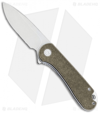 CIVIVI Elementum Liner Lock Knife Brass (2.9" Stonewash)