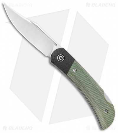 CIVIVI Rustic Gent - Lockback Knife | Green Micarta | Blade HQ