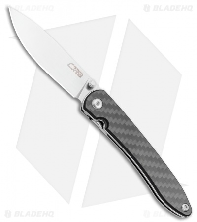 CJRB Cutlery Ria Liner Lock Knife Carbon Fiber/G-10 (2.95" 12C27 Satin) J1917-CF