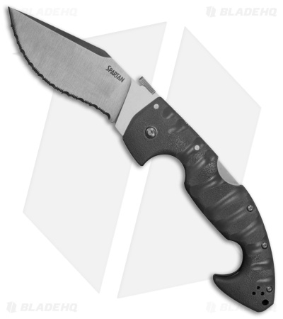 Cold Steel Spartan Kopis Tri-Ad Lockback Knife Gray (4.5" SW Serr AUS 10A)