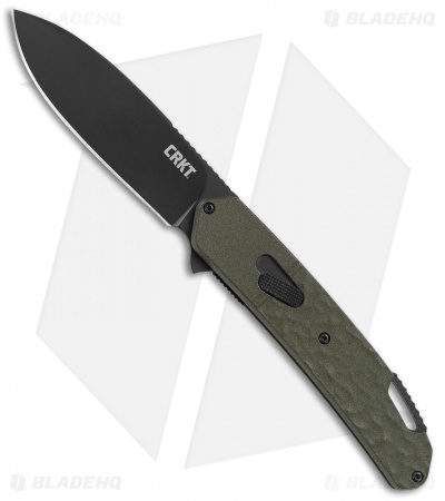 CRKT Onion Bona Fide Field Strip Knife OD Green (3.18" Black) K540GKP