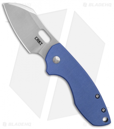 CRKT Pilar Frame Lock Knife Blue G-10 (2.4" Satin) 5311GB