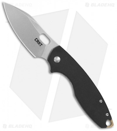 CRKT Pilar III Frame Lock Knife Black G-10 (3" Stonewash D2) 5317D2