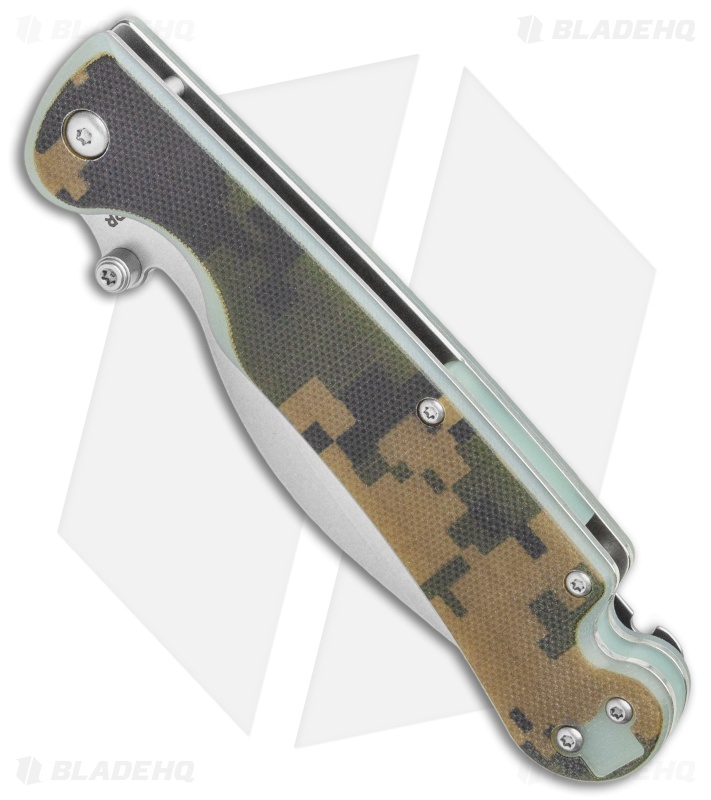 Daggerr Knives Pelican Liner Lock Knife Digi Camo G 10 Blade Hq