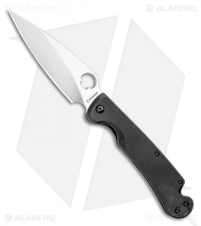 Daggerr Knives Zhalo Liner Lock Knife Black G-10 (3.9" Stonewash D2) FM02-2BK