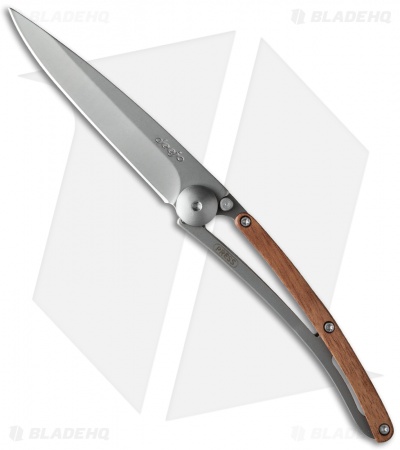 Deejo Wood 27g Ultra-Light Knife Rosewood (3.15