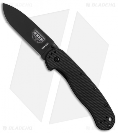BRK Jeff Randall Avispa Frame Lock Knife Black (3.5