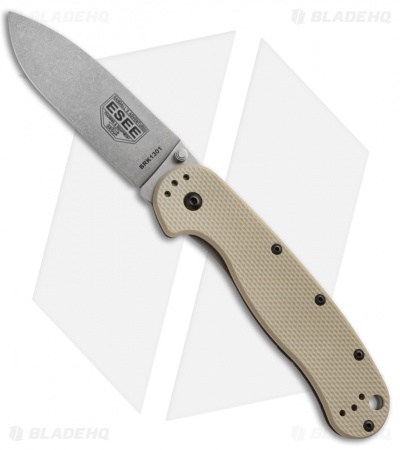 BRK Jeff Randall Avispa Frame Lock Knife Desert Tan (3.5