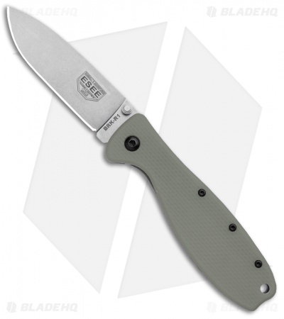 ESEE Zancudo Frame Lock Knife Foliage Green (2.94" Stonewash)