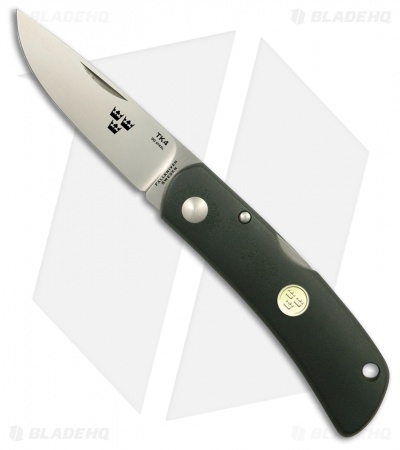 Fallkniven Tre Kronor TK4 Lockback Knife Black Zytel (2.75" Satin)