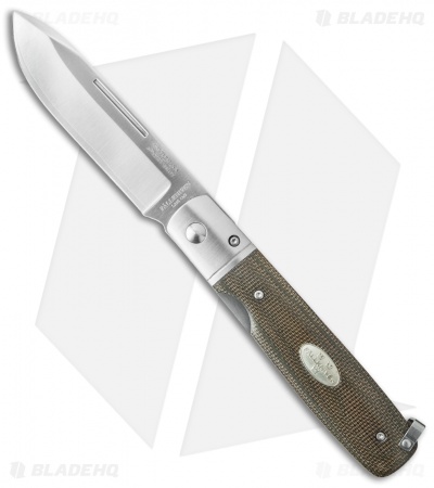 Fallkniven GP Gentleman's Pocket Knife Green Micarta (3