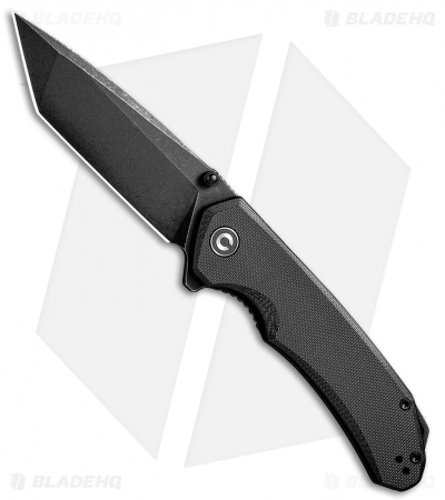 CIVIVI Brazen Tanto Liner Lock Knife Black G-10 (3.5" Black D2) C2023C