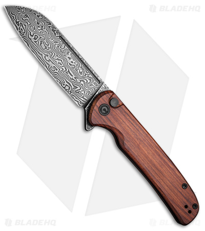 CIVIVI Chevalier Button Lock Flipper Knife Cuibourtia Wood (3.5" Dam) *DISC*