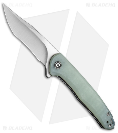 CIVIVI Mini Sandbar Liner Lock Knife Natural Jade G-10 (2.9" Satin ) C20011-2