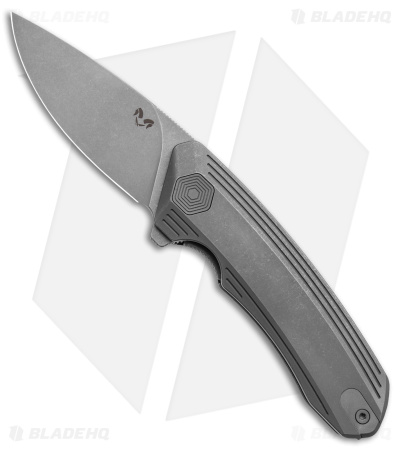 Damned Designs Invictus Liner Lock Knife SW Titanium (3.25" SW S35VN)