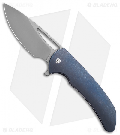 Ferrum Forge Archbishop 3.0 Flipper Knife Blue Anodized Titanium (3.5" BB/SW)