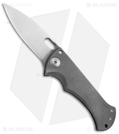 John Gray Knives Custom Bloodshark Frame Lock Knife Ti Thick Blade (3.25