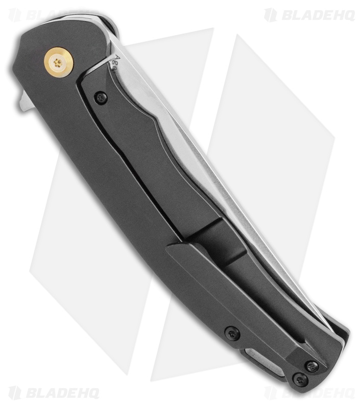 Kansept Knives Agent Frame Lock Knife | Black Ano Ti (3.75