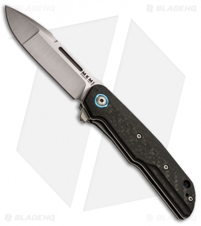 MKM Terzuola Clap Liner Lock Knife Carbon Fiber (3" Satin) LS01-C