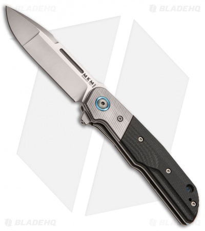 MKM Terzuola Clap Liner Lock Knife Green Micarta/Ti Bolster (3" Satin) LS01-GCT