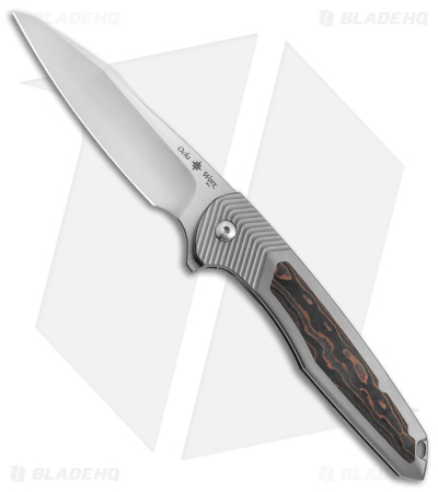 Ochs Worx Solarstorm EDX Frame Lock Knife Copper Camo Carbon Fiber (3.4" Satin)