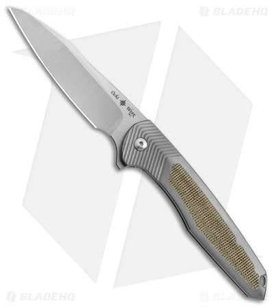 Ochs Worx Solarstorm EDX Frame Lock Knife Olive Drab Micarta (3.4