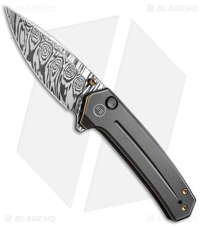 WE Knife Co. Culex Button Lock Knife Black Titanium (3" Dam) 21026B-DS1