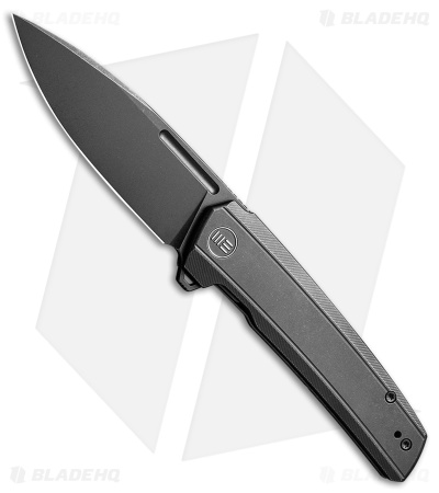 WE Knife Co. Speedster Frame Lock Knife Black Titanium (3.5" Black SW) 21021B-2