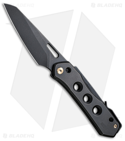 WE Knife Co. SNECX Vision R Superlock Knife Black Titanium (3.5" Black SW)