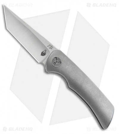 WingManEDC Spar-K Standard Model 1 Frame Lock Knife Tanto (3" Satin)