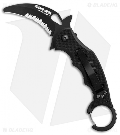 Fox Knives Karambit Folder Liner Lock Knife Black G-10 (3.1
