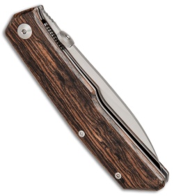 Fox Knives Terzuola Folder Knife Bocote Wood (3.25" Satin ...