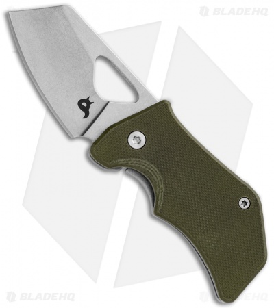 BlackFox Kit Frame Lock Knife Green G-10 (1.9" Stonewash)
